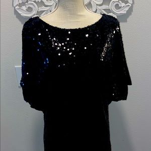 Cachet Black formal Sequin Dress size 4